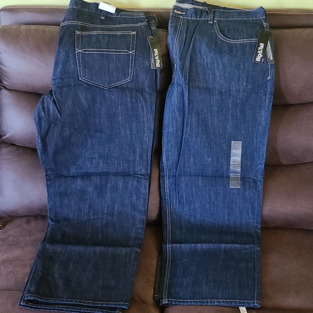 Liz Claiborne Mens Relaxed Fit Jeans. Big and Tall